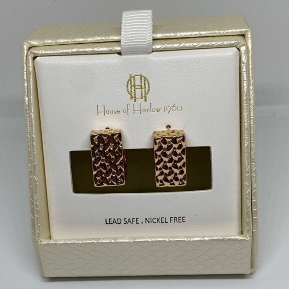 House of Harlow earrings